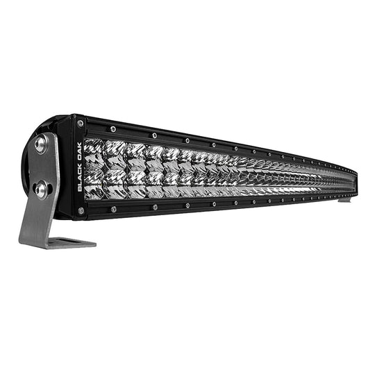 Suncoast Marine and Auto offers Black Oak Pro Series 3.0 Curved Double Row 40" LED Light Bar - Combo Optics - Black Housing [40CC-D5OS]