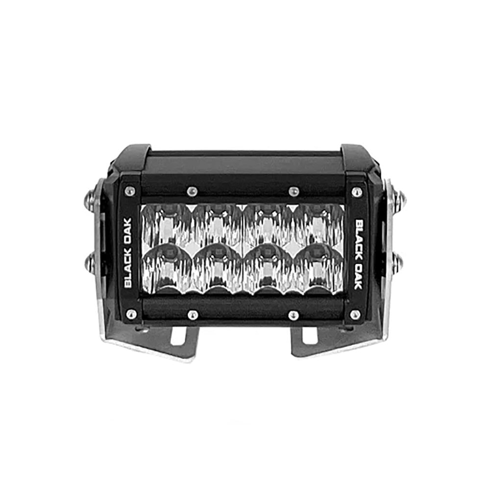 Suncoast Marine and Auto offers Black Oak Pro Series 3.0 Double Row 4" LED Light Bar - Spot Optics - Black Housing [4S-D5OS]