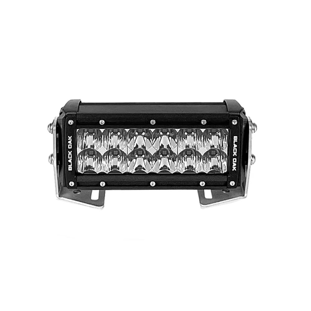 Suncoast Marine and Auto offers Black Oak Pro Series 3.0 Double Row 6" LED Light Bar - Combo Optics - Black Housing [6C-D5OS]