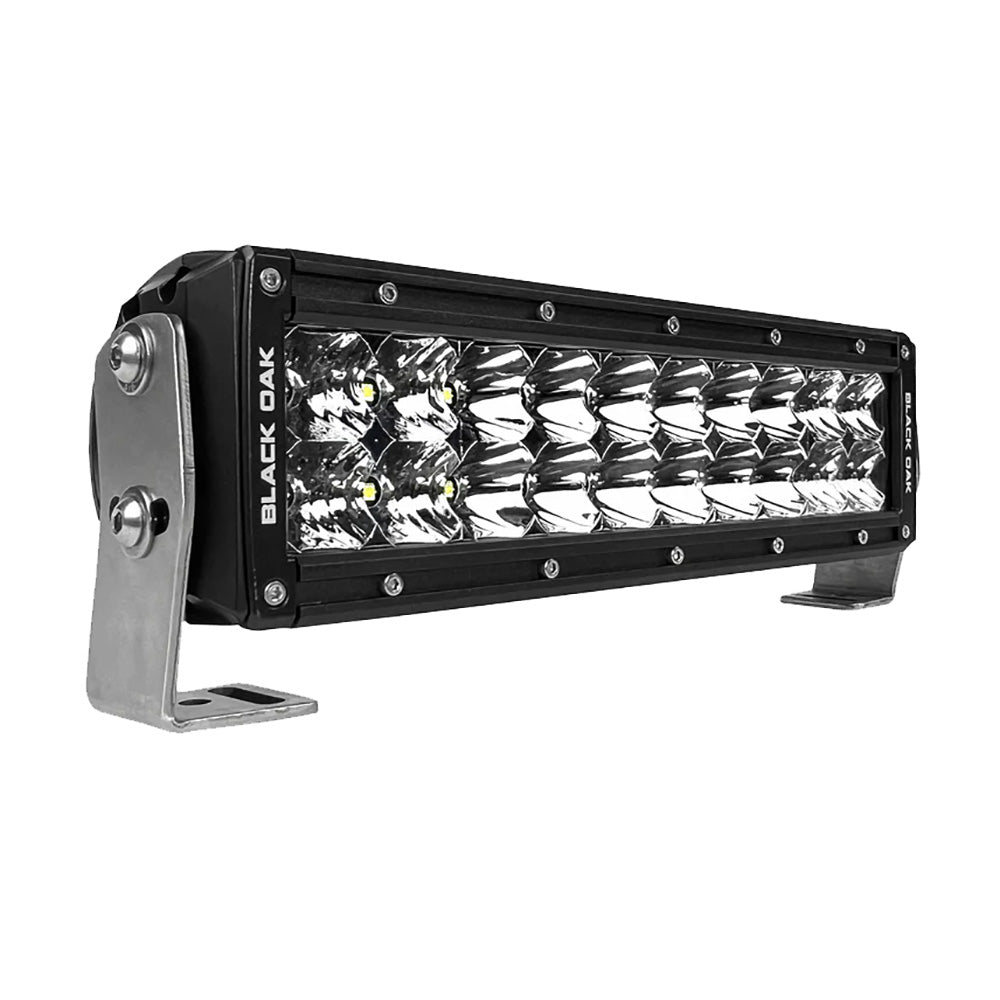 Suncoast Marine and Auto offers Black Oak Pro Series 3.0 Double Row 10" LED Light Bar - Combo Optics - Black Housing [10C-D5OS]