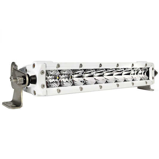 Suncoast Marine and Auto offers Black Oak Pro Series 3.0 Single Row 10" LED Light Bar - Combo Optics - White Housing [10CM-S5OS]