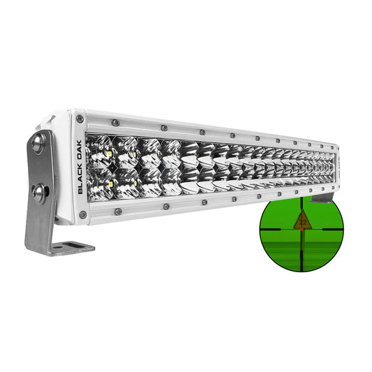 Suncoast Marine and Auto offers Black Oak Pro Series Double Row Combo Infrared 20" 850nm Light Bar - White [20MIR-850]