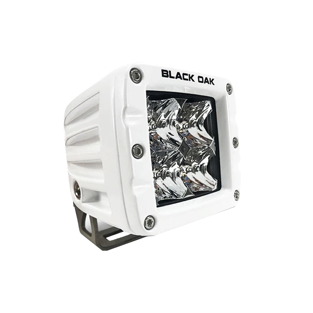 Suncoast Marine and Auto offers Black Oak 2" Marine LED Pod Light - Spot Optics - White Housing - Pro Series 3.0 [2SM-POD10CR]