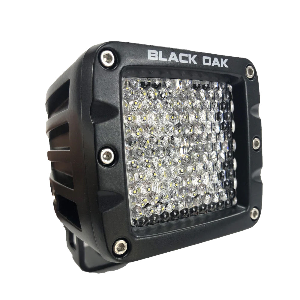 Suncoast Marine and Auto offers Black Oak 2" LED Pod Light - Diffused Optics - Black Housing - Pro Series 3.0 [2D-POD10CR]