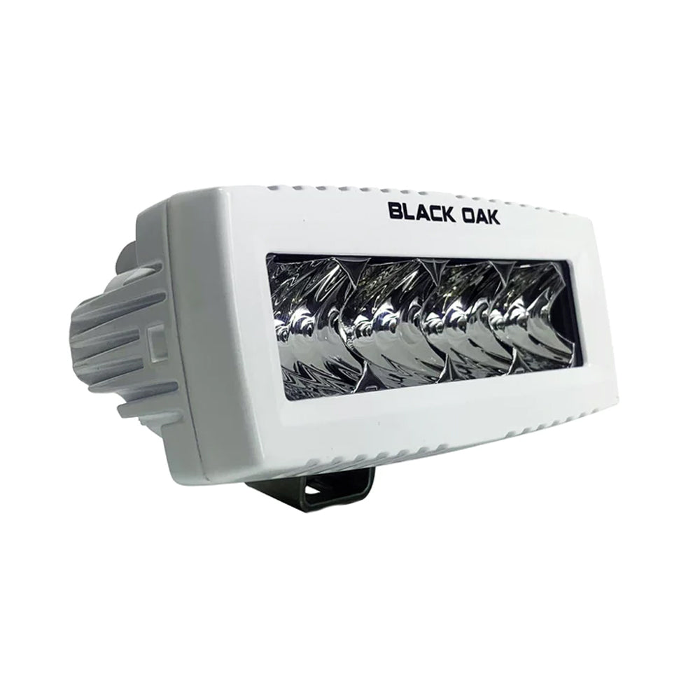 Suncoast Marine and Auto offers Black Oak 4" Marine Spreader Light - Flood Optics - White Housing - Pro Series 3.0 [4MS-F]