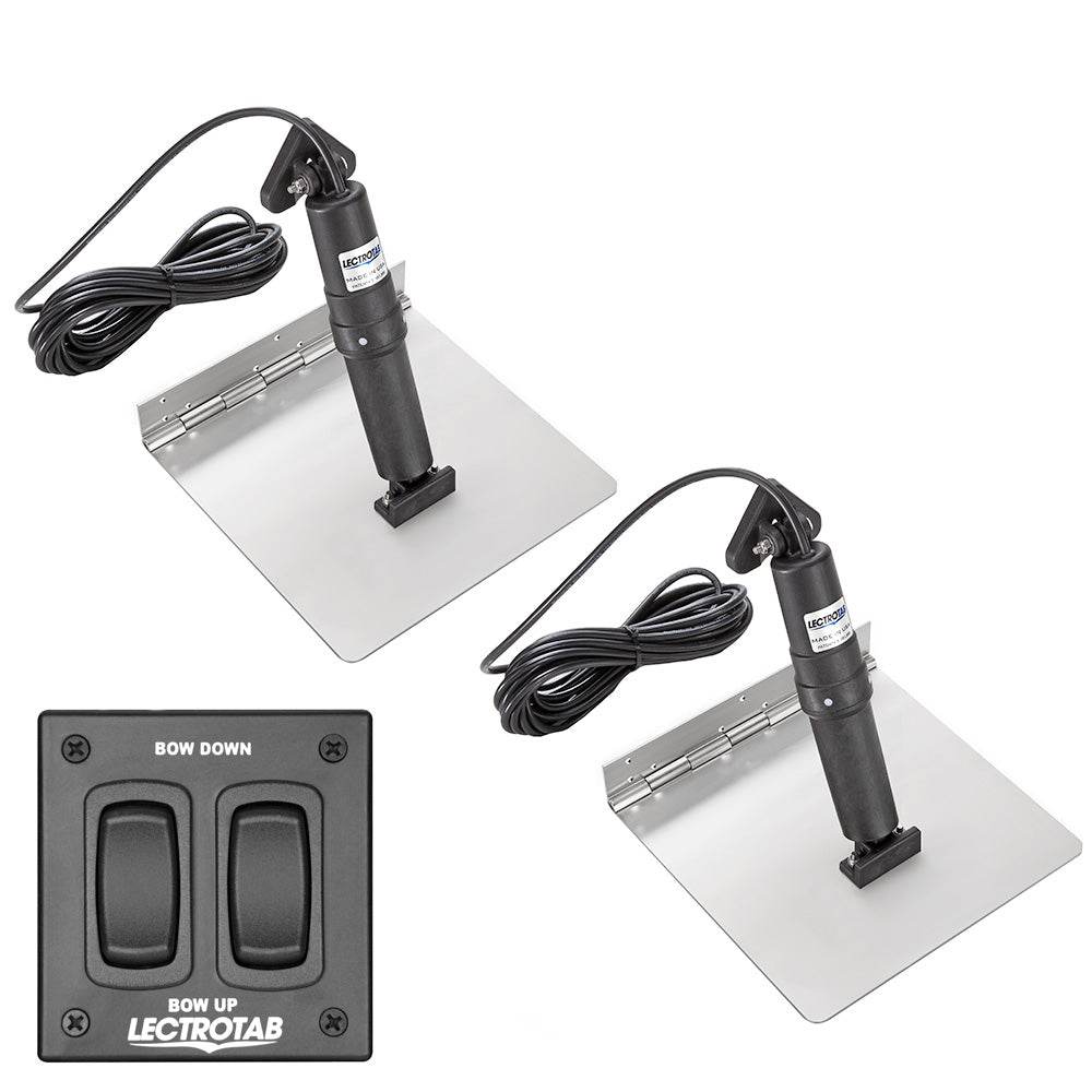 Suncoast Marine and Auto offers Lectrotab XKA Stainless Steel Trim Tab Kit w/Rocker Switch - 12 x 9 [XKAF12X9]