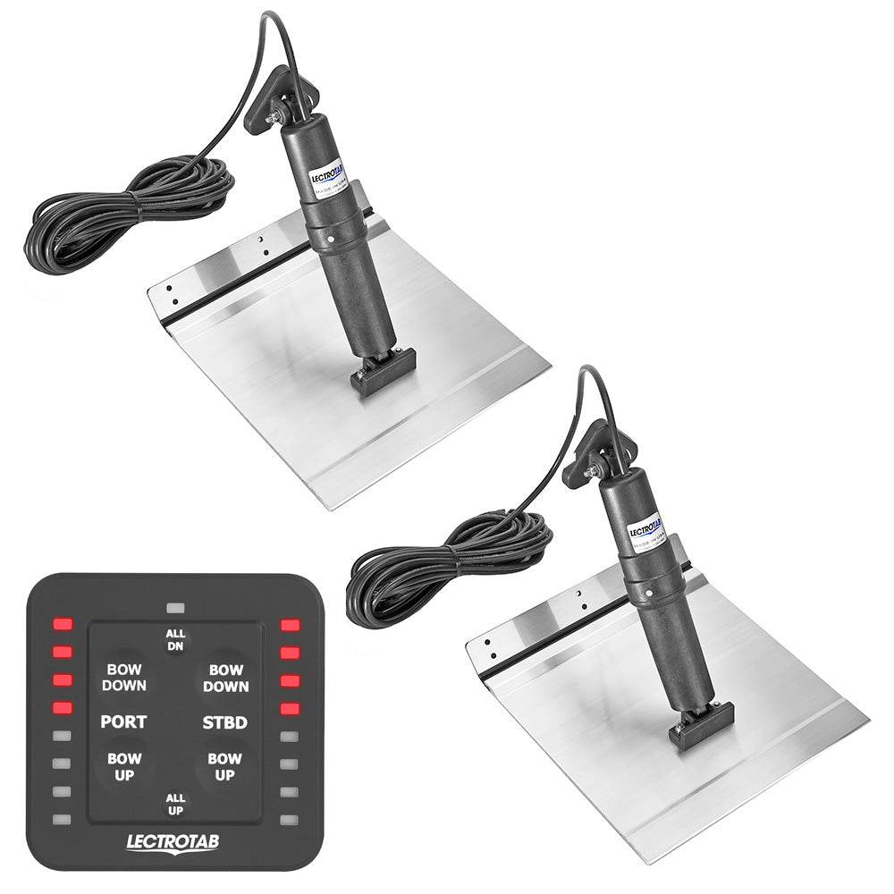 Suncoast Marine and Auto offers Lectrotab XKA Aluminum Alloy Trim Tab Kit w/One-Touch Control - 12 x 9 [XKASL12X9A]