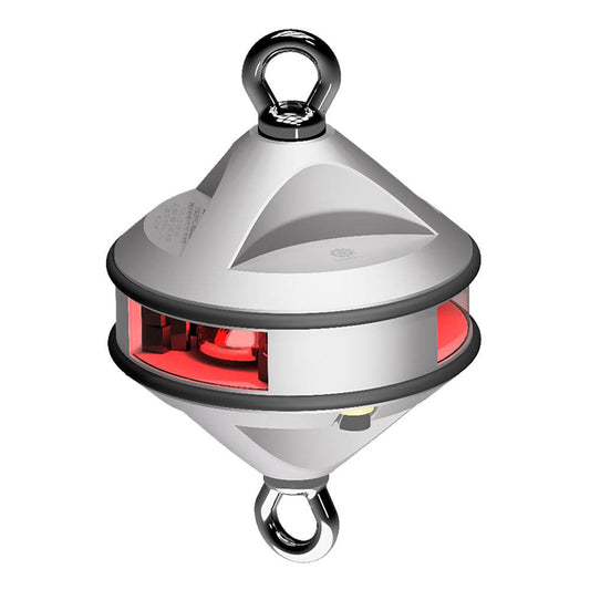 Suncoast Marine and Auto offers Lopolight Series 200-014 - Hoist Light - 2NM - Red - Silver Housing [200-014G2-H1C]