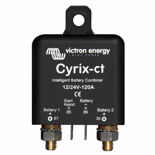 Suncoast Marine and Auto offers Victron CYRIX-CT 12/24V-120A Intelligent Battery Combiner [CYR010120011R]