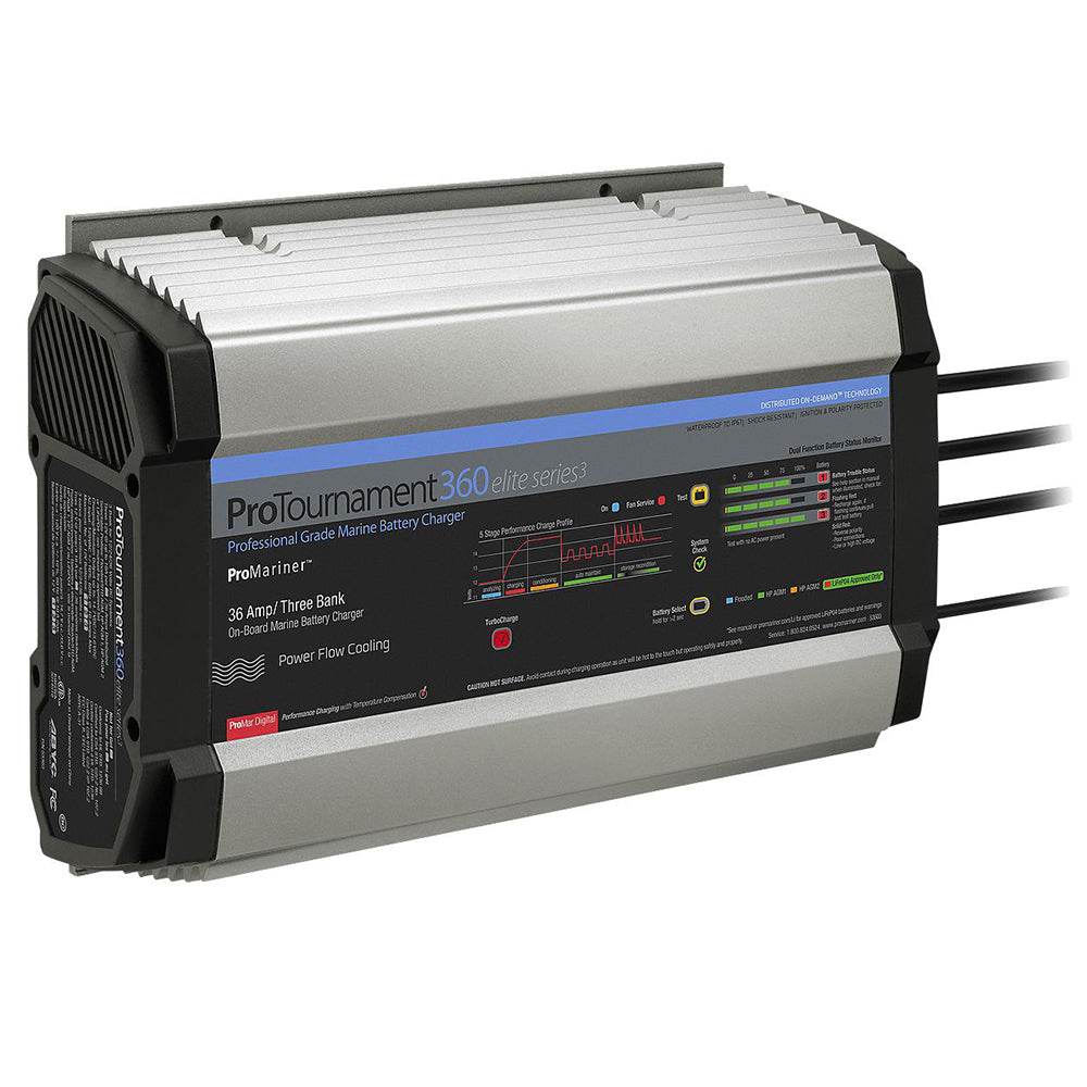 Suncoast Marine and Auto offers ProMariner ProTournament 360 Elite Series3 3-Bank On-Board Marine Battery Charger [53363]