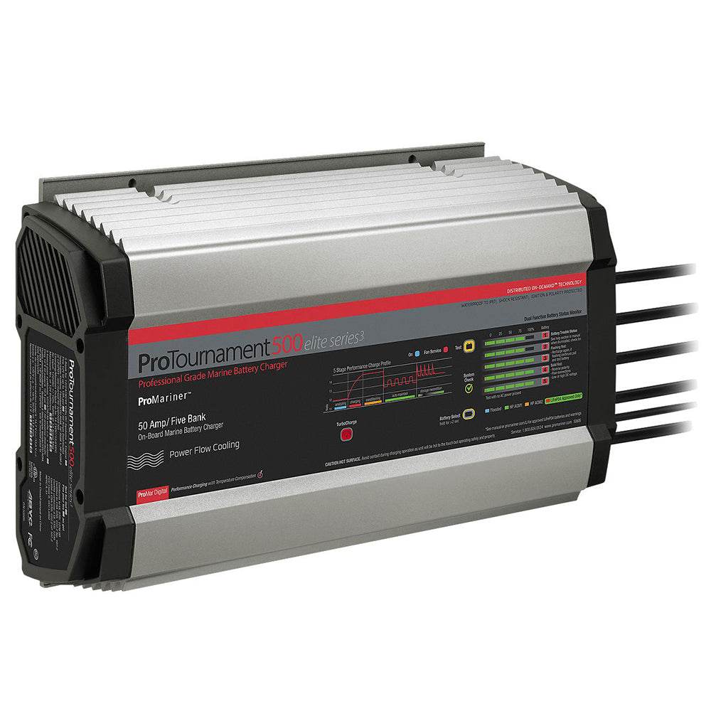 Suncoast Marine and Auto offers ProMariner ProTournament 500 Elite Series3 5-Bank On-Board Marine Battery Charger [53505]