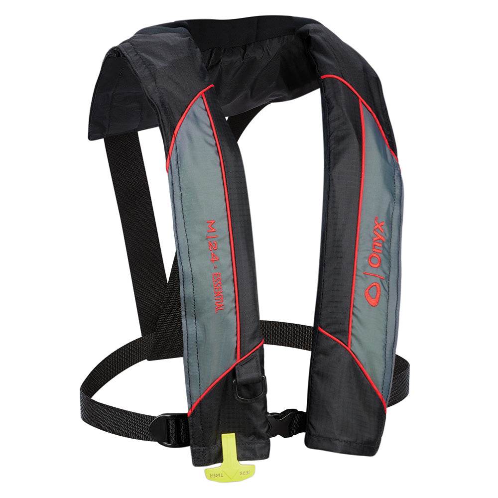 Suncoast Marine and Auto offers Onyx M-24 Essential Manual Inflatable Life Jacket - Red - Adult Universal [131200-100-004-23]