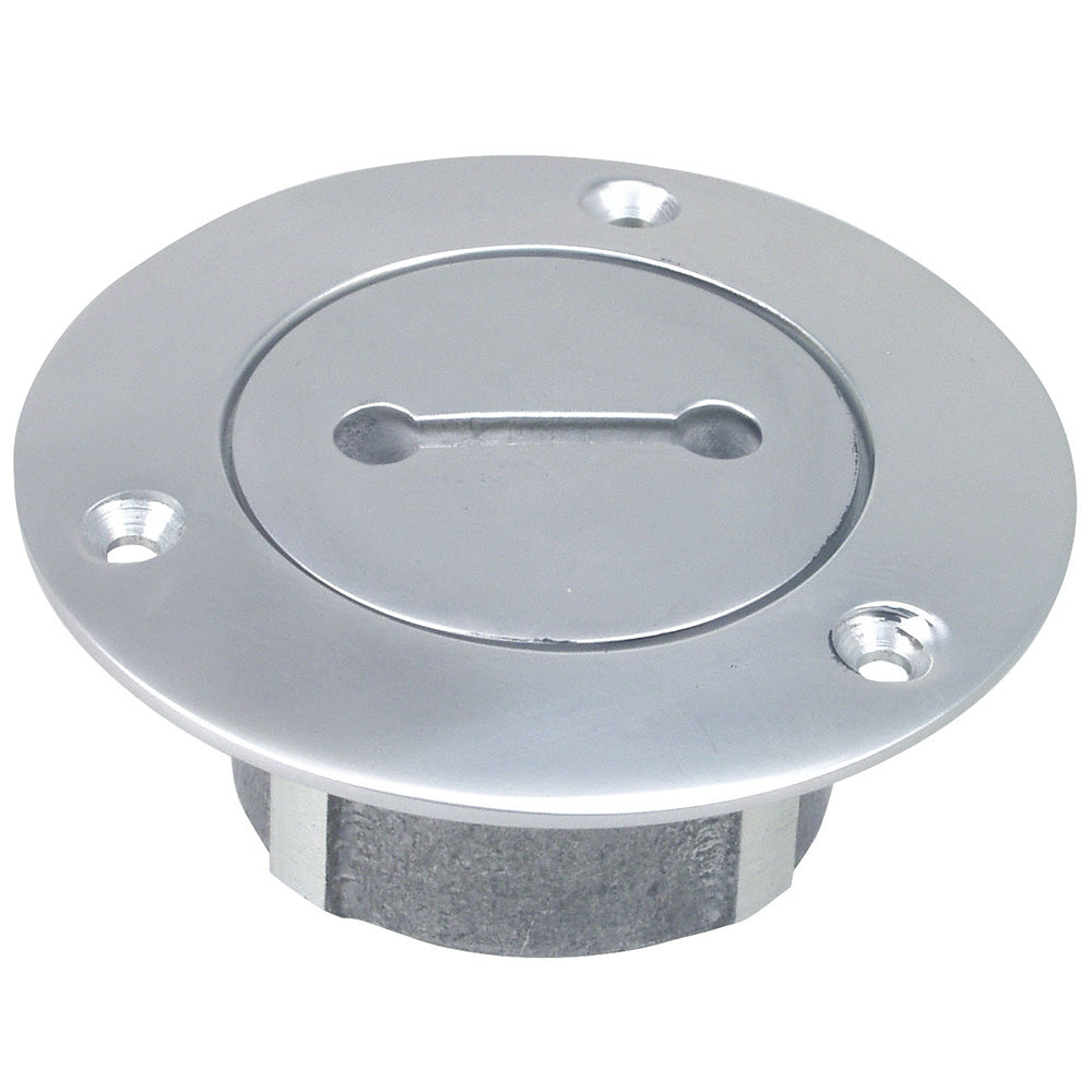 Suncoast Marine and Auto offers Perko 1" Chrome Unmarked Pipe Deck Plate [0528006CHR]