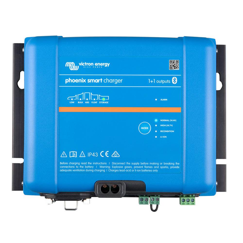 Suncoast Marine and Auto offers Victron Phoenix Smart IP43 Charger 24/16 (1+1) 120-240VAC Requires 5-15P Mains Cord [PSC241651095]