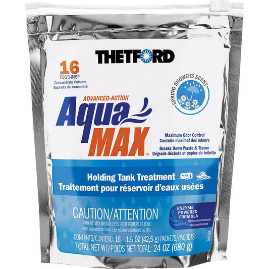 Suncoast Marine and Auto offers Thetford AquaMax Holding Tank Treatment - 16 Toss-Ins - Spring Shower Scent [96631]