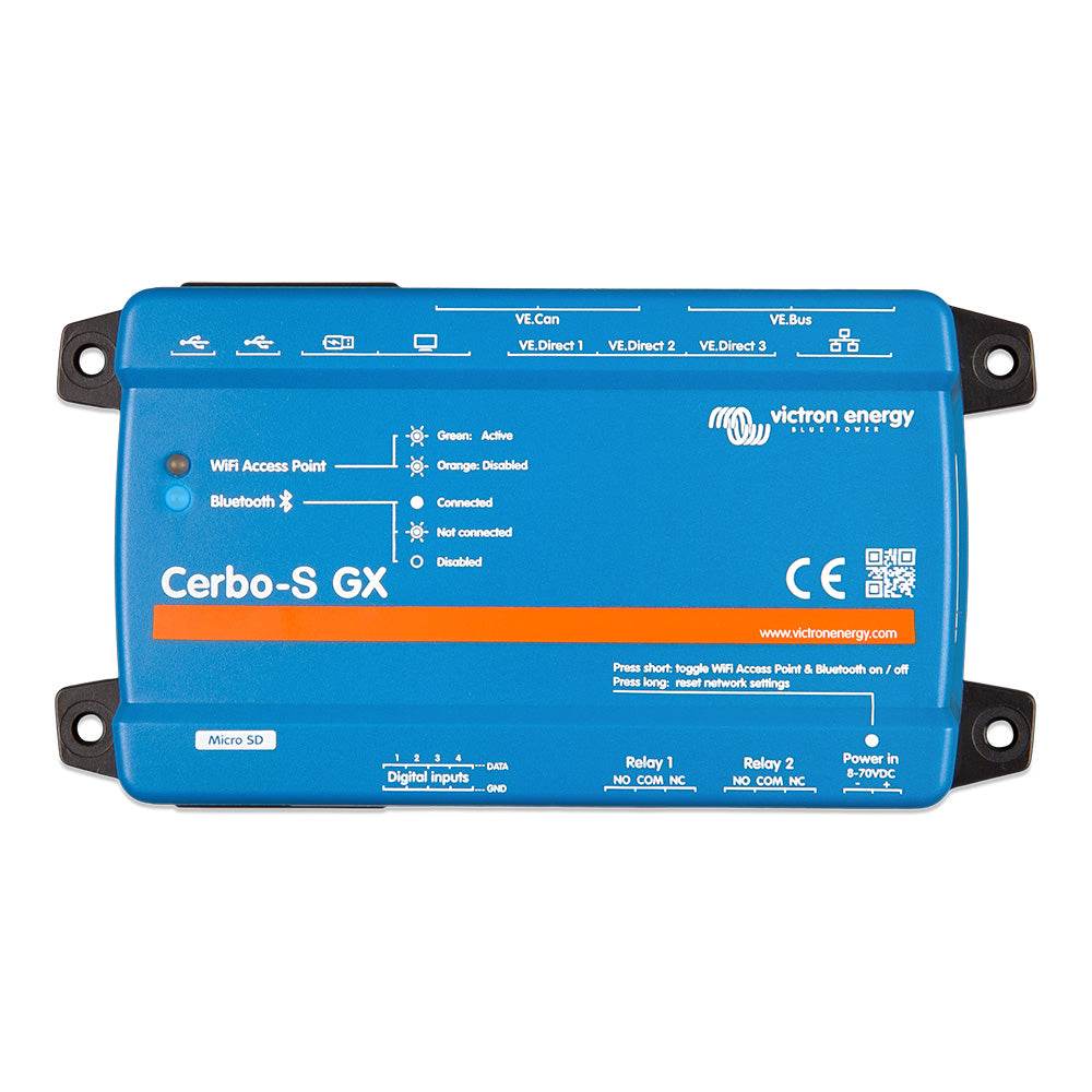 Suncoast Marine and Auto offers Victron Cerbo-S GX Basic Version - Limited Inputs No BMS Can Port [BPP900450120]