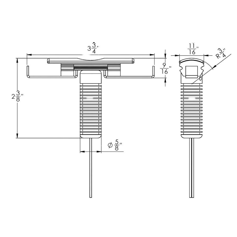 Suncoast Marine and Auto offers TACO Rub Rail Mounted LED Nav Light Set f/SuproFlex Only [F38-9960]