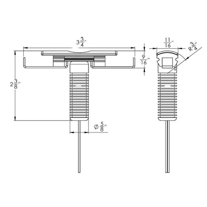 Suncoast Marine and Auto offers TACO Rub Rail Mounted LED Nav Light Set f/SuproFlex Only [F38-9960]