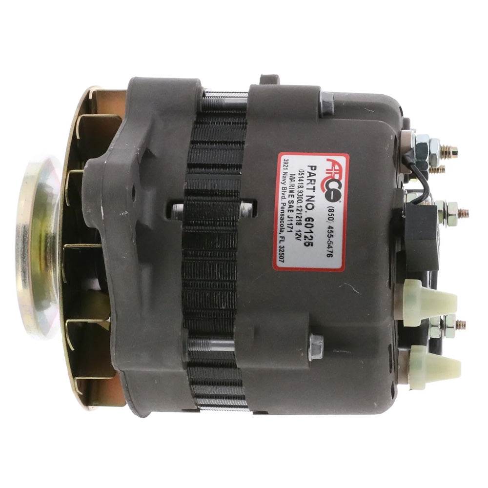 Suncoast Marine and Auto offers ARCO Marine Premium Replacement Inboard Alternator w/Single Groove Pulley - 12V 55A [60125]