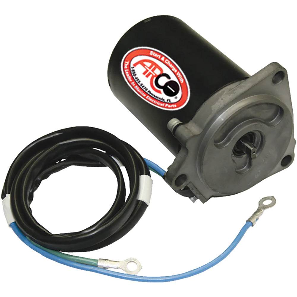 Suncoast Marine and Auto offers ARCO Marine Replacement Outboard Tilt Trim Motor - Yamaha, 2-Wire, 3 Bolt, Flat Blade Shaft [6263]