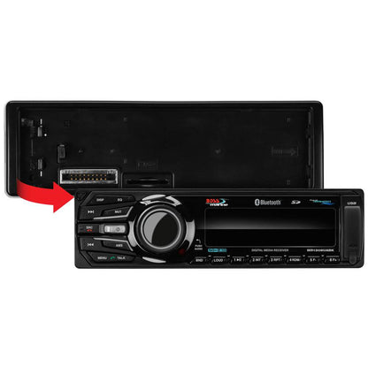 Suncoast Marine and Auto offers Boss Audio MR1308UABK Bluetooth - Fully Marinized MP3-Compatible Digital Media Receiver w/USB SD Memory Card Ports Aux Input [MR1308UABK]