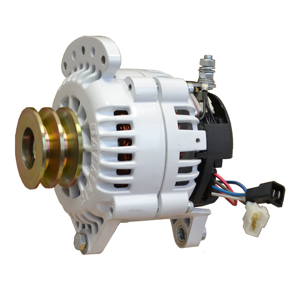 Suncoast Marine and Auto offers Balmar Alternator 120 AMP 12V 3.15" Dual Foot Saddle Dual Pulley w/Isolated Ground [60-120-DV]