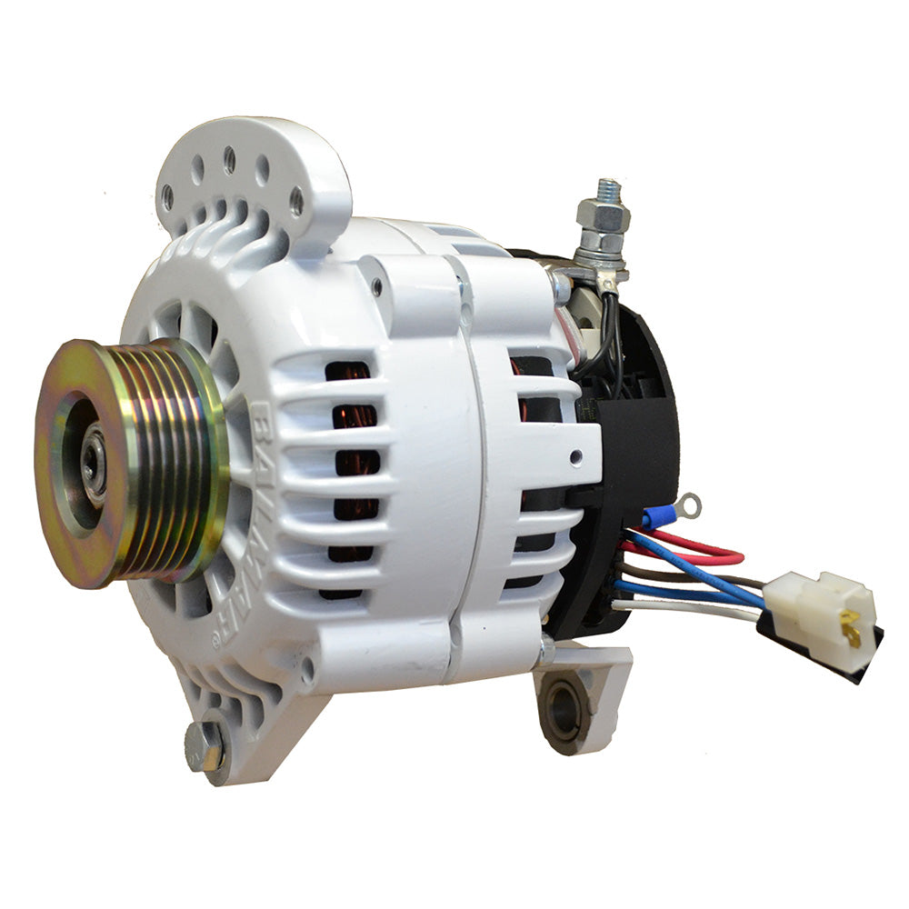 Suncoast Marine and Auto offers Balmar Alternator 120 AMP 12V 4" Dual Foot Saddle K6 Pulley w/Isolated Ground [604-120-K6]