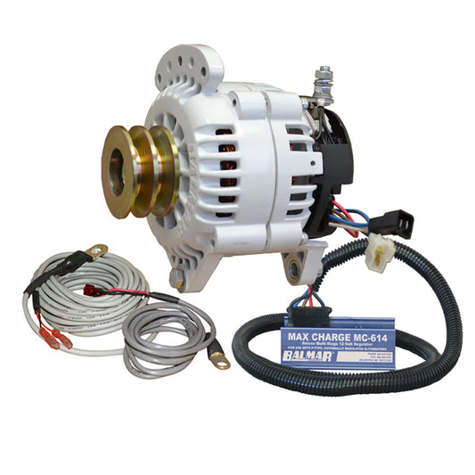 Suncoast Marine and Auto offers Balmar Alternator 100 AMP Kit 12V 3.15" Dual Foot Saddle Dual Pulley Regulator Temp Sensor [60-YP-MC-100-DV]