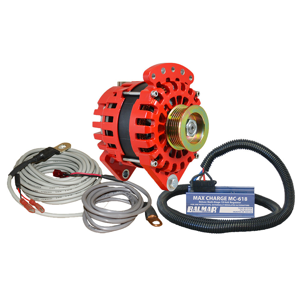 Suncoast Marine and Auto offers Balmar Alternator 170 AMP Kit 12V 3.15" Dual Foot Saddle K6 Pulley Regulator Temp Sensor [XT-CR-170-K6-KIT]