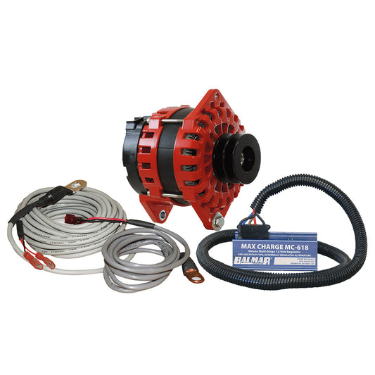 Suncoast Marine and Auto offers Balmar Alternator 250 AMP Kit 12V 3.15" Dual Foot Saddle Dual Vee Pulley Regulator Temp Sensor [XT-DF-250-DV-KIT]