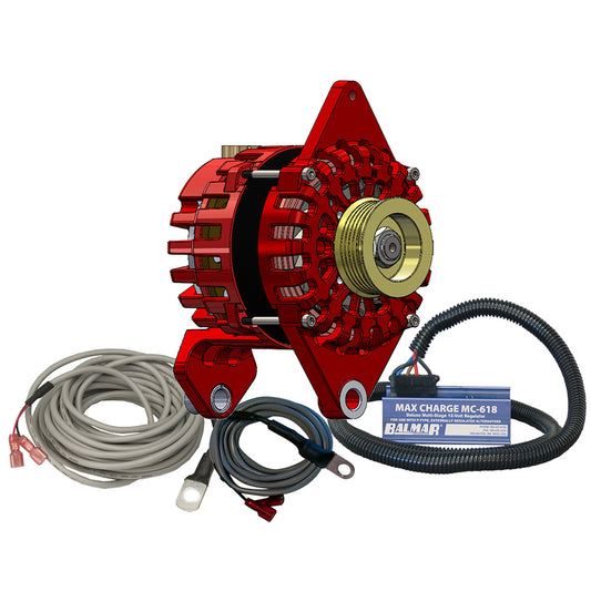 Suncoast Marine and Auto offers Balmar Alternator 170 AMP Kit 12V 4" Dual Foot Saddle K6 Pulley Regulator Temp Sensor [XT-DF4-170-K6-KIT]