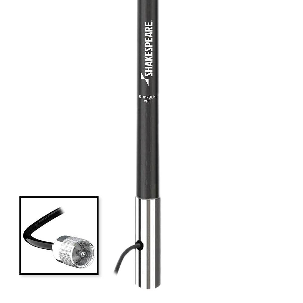 Suncoast Marine and Auto offers Shakespeare 5101 8 Classic VHF Antenna w/15' RG-58 Cable - Black [5101-BLK]