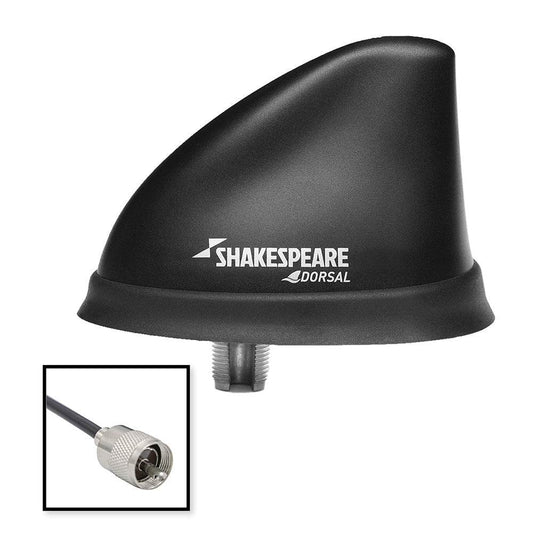 Suncoast Marine and Auto offers Shakespeare Dorsal Antenna Black Low Profile 26 RGB Cable w/PL-259 [5912-DS-VHF]