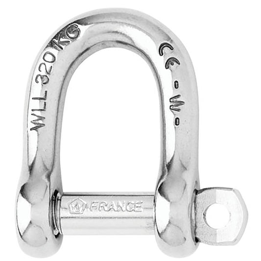 Suncoast Marine and Auto offers Wichard Self-Locking D Shackle - 12mm Diameter - 15/32" [01206]