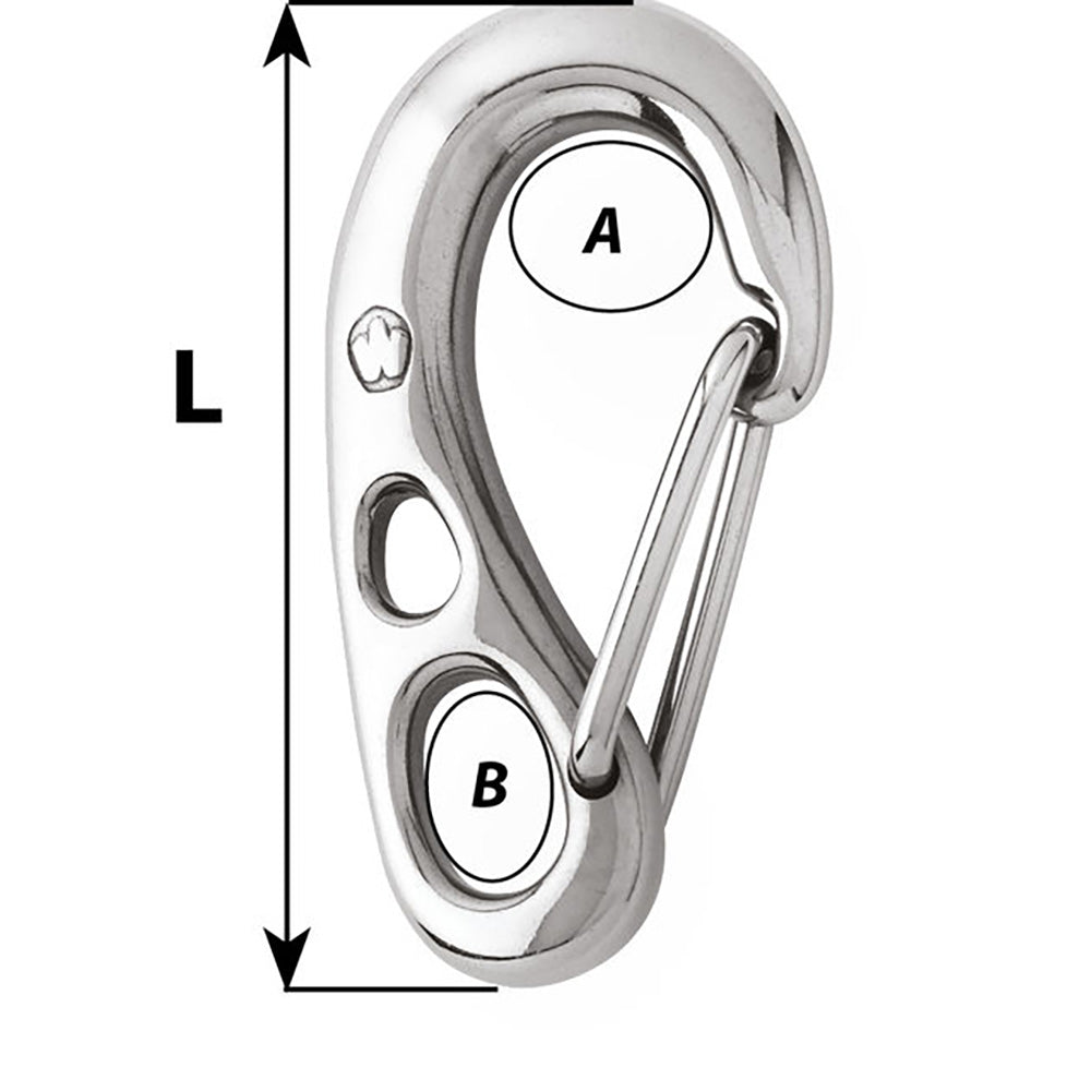 Suncoast Marine and Auto offers Wichard HR Safety Snap Hook - 100mm Length - 3-15/16" [02382]