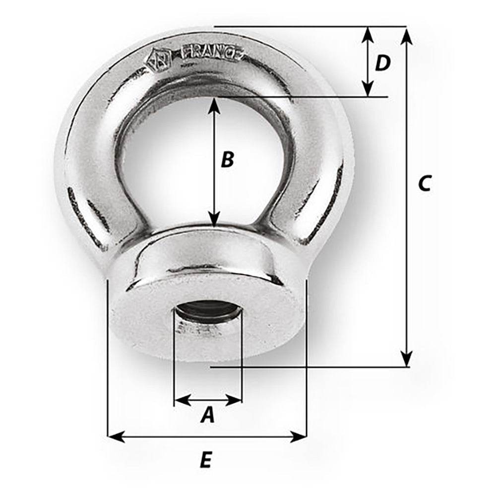 Suncoast Marine and Auto offers Wichard 8mm Eye Nut - Thread M10 x 150mm [06345]