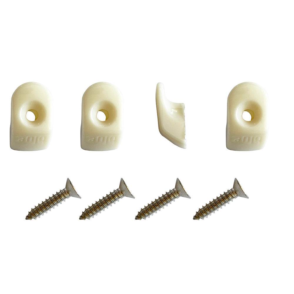 Suncoast Marine and Auto offers Blue Performance White Hooks Screws - 4 Pieces [PC980]