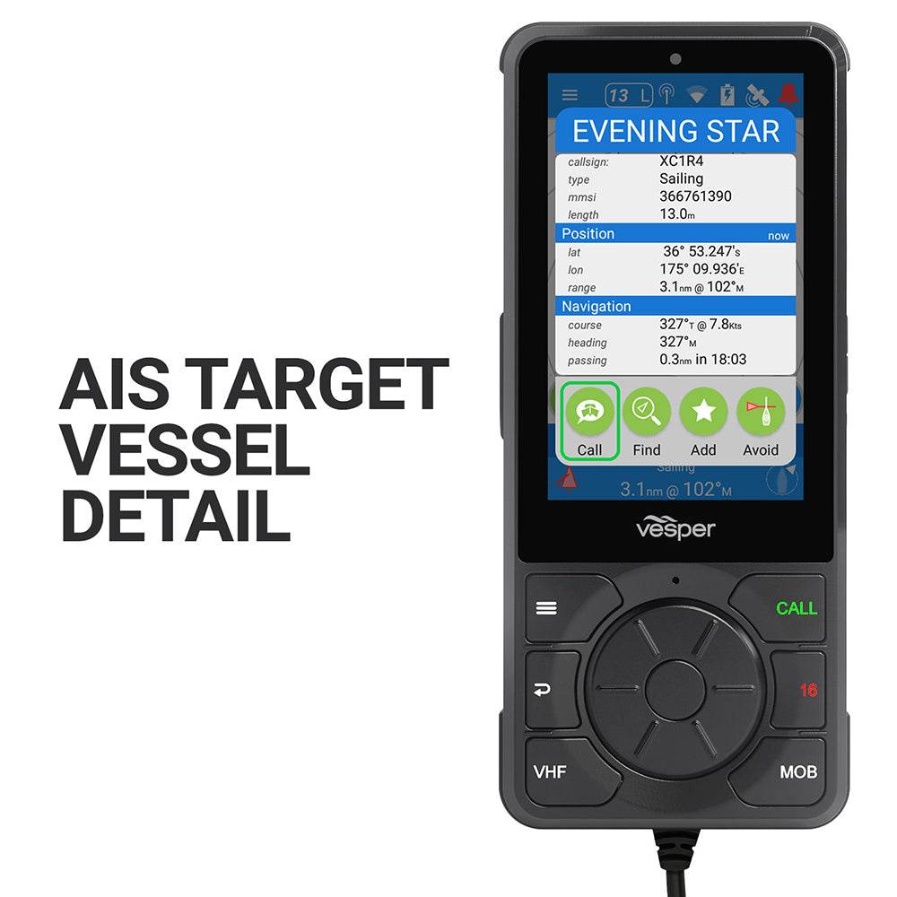 Suncoast Marine and Auto offers Vesper Cortex V1 - VHF Radio w/SOTDMA SmartAIS Remote Vessel Monitoring - Works Worldwide [010-02814-20]