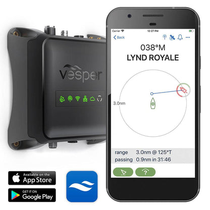 Suncoast Marine and Auto offers Vesper Cortex M1- Full Class B SOTDMA SmartAIS Transponder w/Remote Vessel Monitoring - Works Worldwide [010-02815-20]