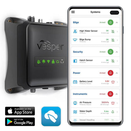 Suncoast Marine and Auto offers Vesper Cortex M1- Full Class B SOTDMA SmartAIS Transponder w/Remote Vessel Monitoring - Works Worldwide [010-02815-20]