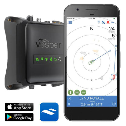 Suncoast Marine and Auto offers Vesper Cortex M1- Full Class B SOTDMA SmartAIS Transponder w/Remote Vessel Monitoring - Works Worldwide [010-02815-20]