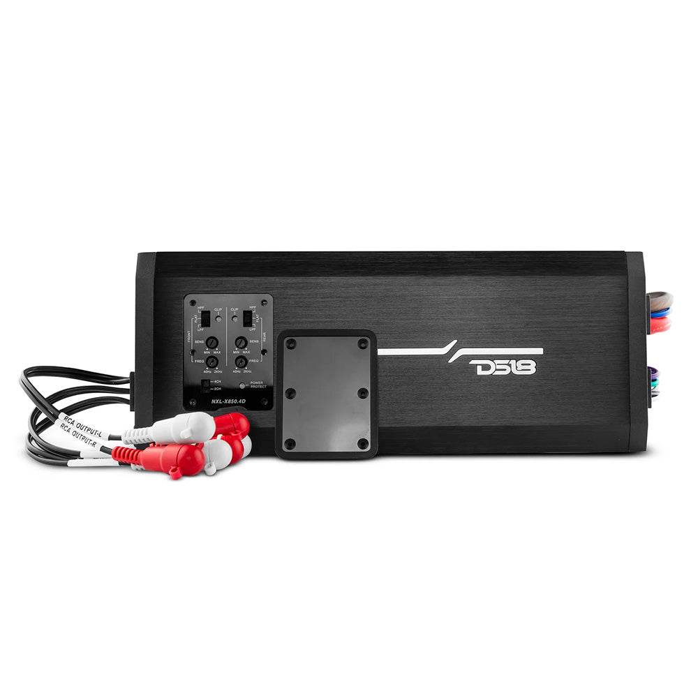 Suncoast Marine and Auto offers DS18 HYDRO 4 Channel Full-Range Class D Waterproof Marine Amplifier - 2400W [NXL-X850.4D]