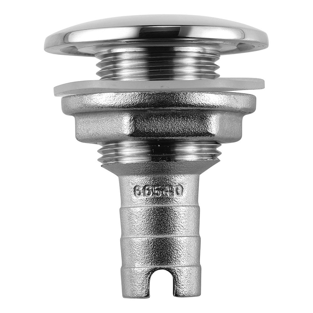 Suncoast Marine and Auto offers Attwood Stainless Steel Thru-Hull Short Straight Barbed - 3/4" Inner Diameter [66541-3]