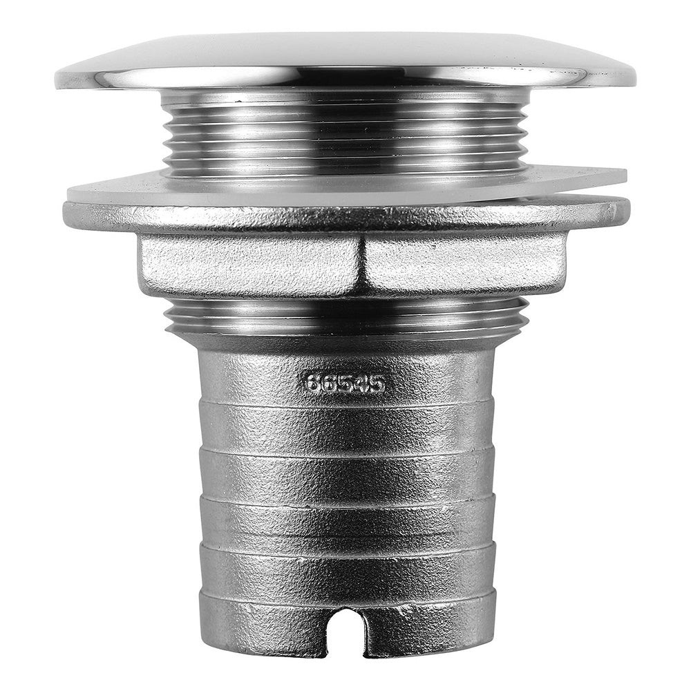 Suncoast Marine and Auto offers Attwood Stainless Steel Thru-Hull Short Straight Barbed - 1-1/2" Inner Diameter [66545-3]