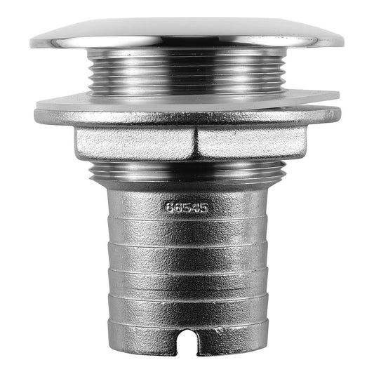 Suncoast Marine and Auto offers Attwood Stainless Steel Thru-Hull Short Straight Barbed - 1-1/2" Inner Diameter [66545-3]