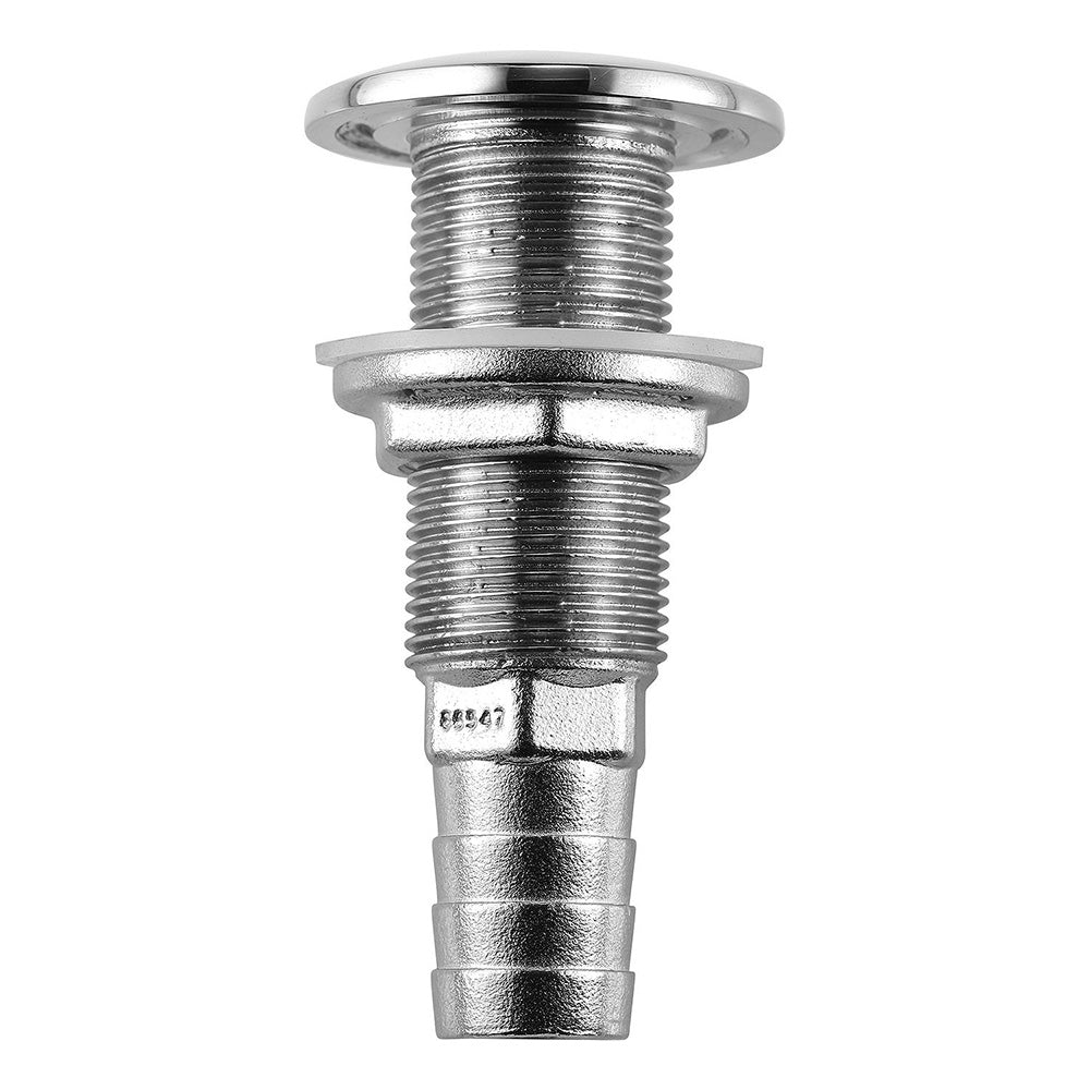 Suncoast Marine and Auto offers Attwood Stainless Steel Thru-Hull Standard Straight Barbed - 5/8" Inner Diameter [66546-3]