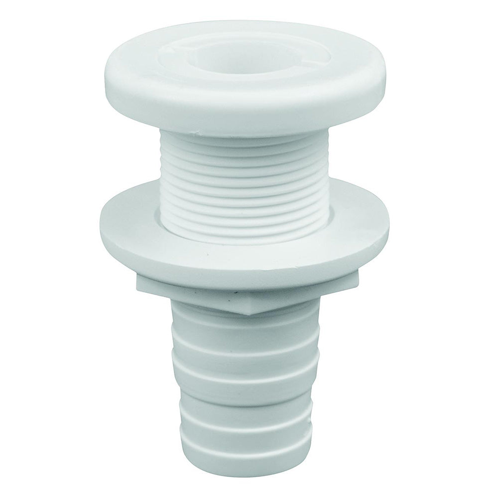 Suncoast Marine and Auto offers Attwood White Plastic Thru-Hull Fitting - 1-1/8" Inner Diameter [3874-3]