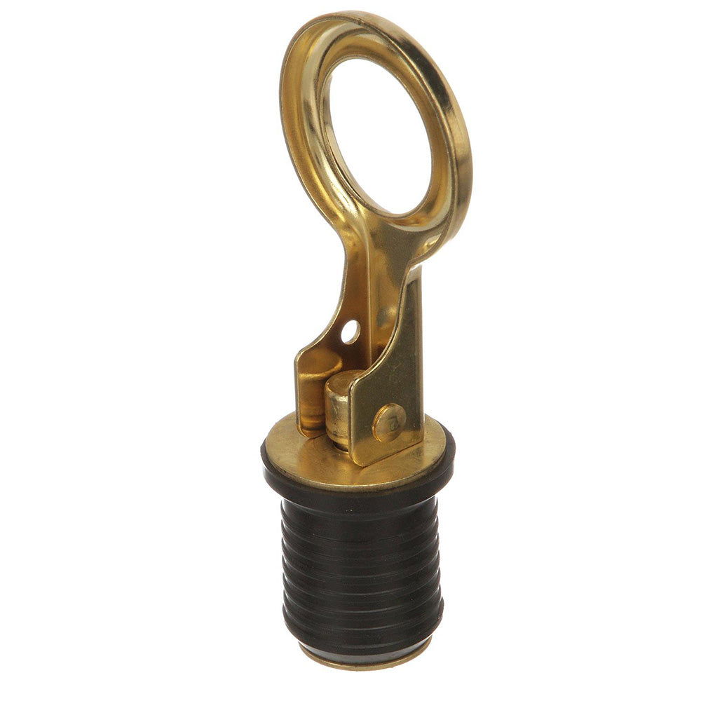 Suncoast Marine and Auto offers Attwood Snap-Handle Brass Drain Plug - 1" Diameter [7524A7]