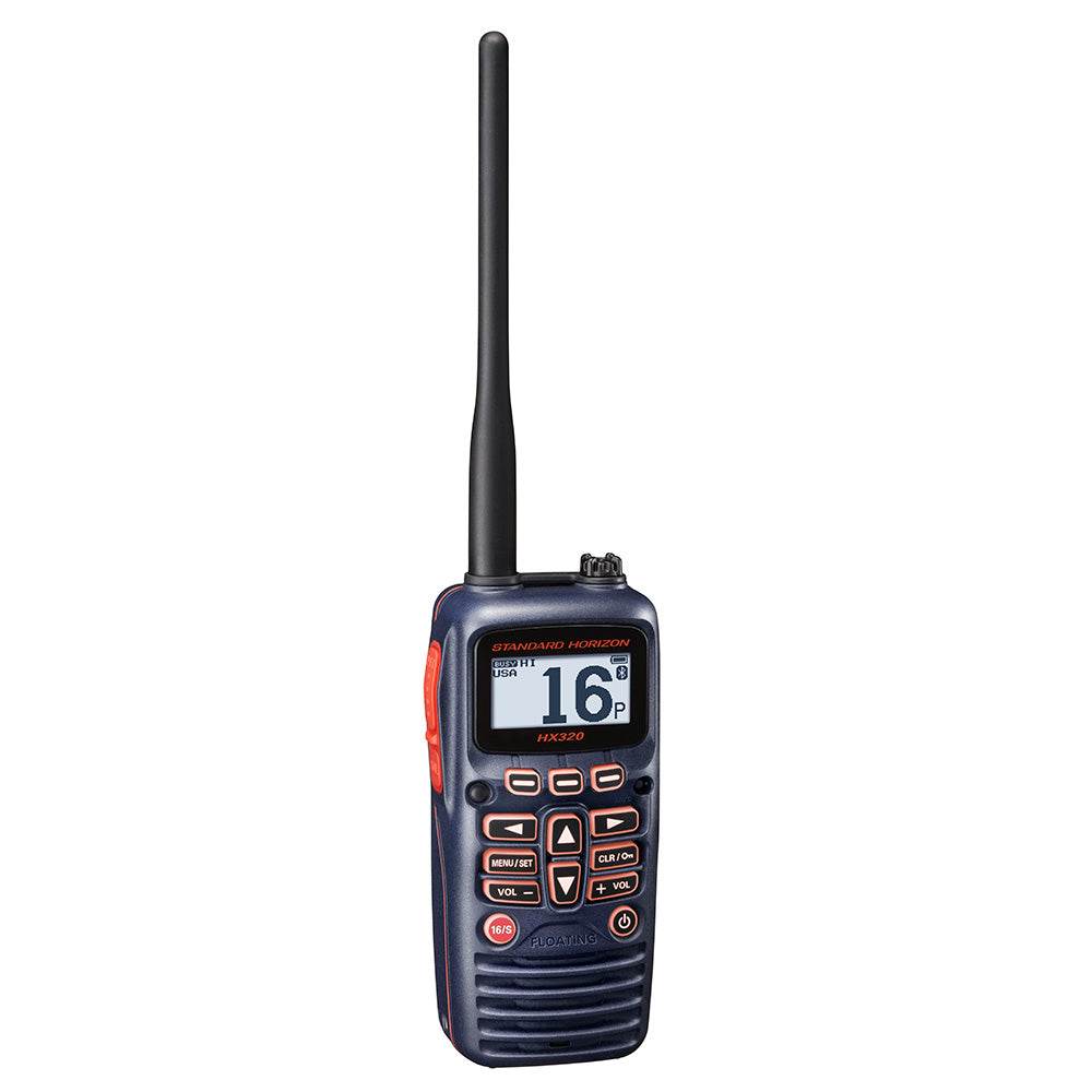 Suncoast Marine and Auto offers Standard Horizon HX320 Handheld VHF 6W, Bluetooth, USB Charge [HX320]