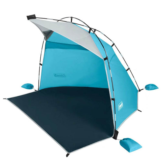 Suncoast Marine and Auto offers Coleman Skyshade Small Compact Beach Shade - Caribbean Sea [2000037508]